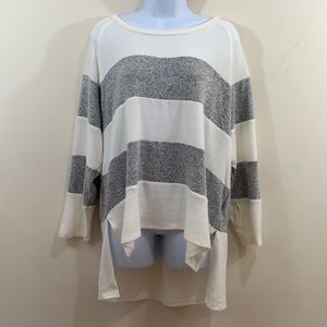 Peyton Primrose Long Sleeve Stripe Sweater Sz 1X